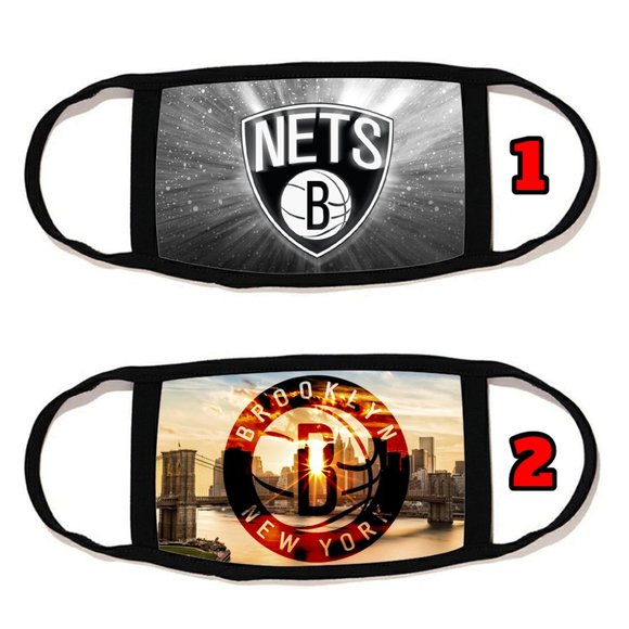 2 PACKS brooklyn nets face mask face cover